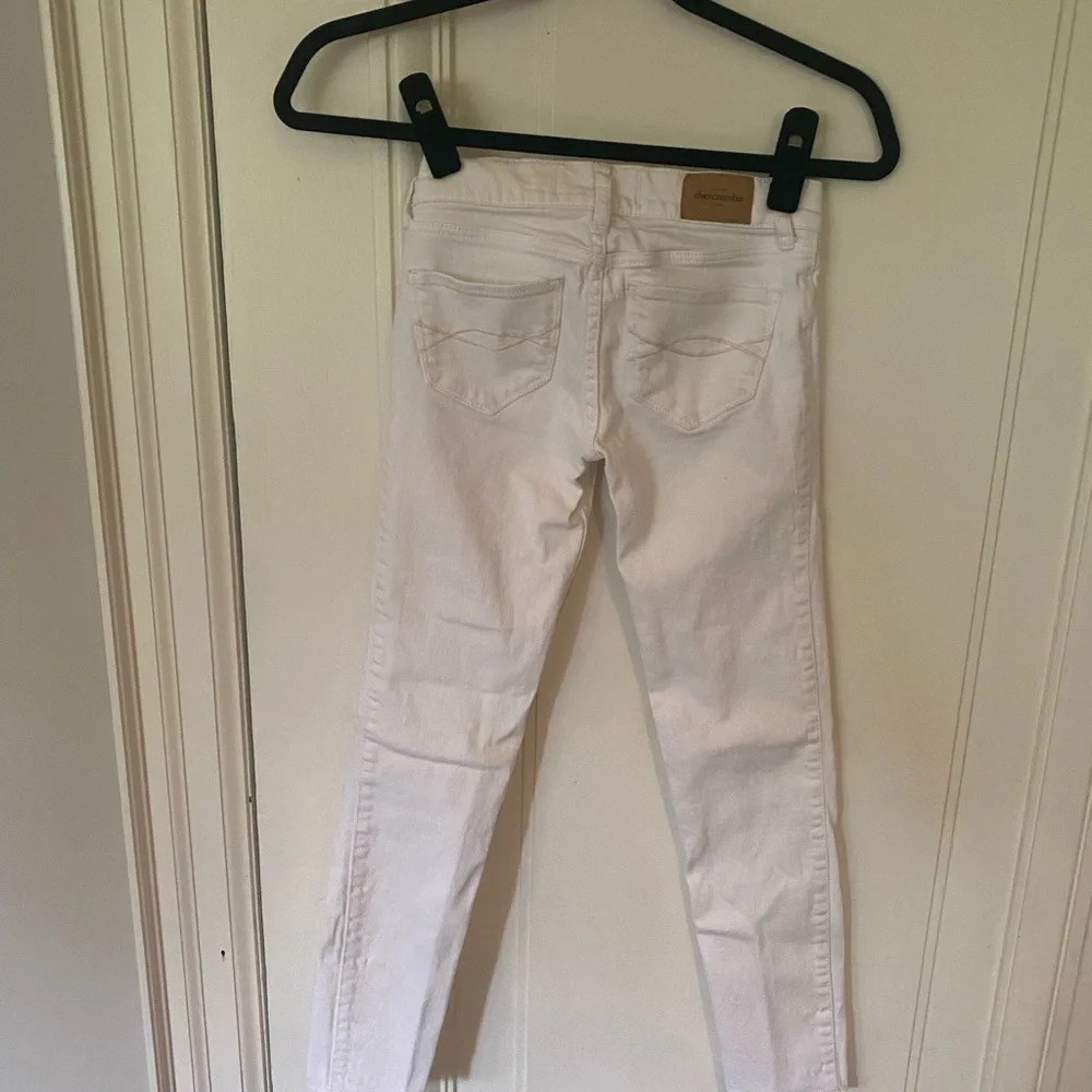 Abercrombie Kids White Skinny Jeans size 12 kids - Picture 5 of 5